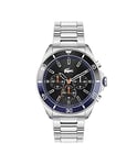 Lacoste Chronograph Quartz Watch for Men with Silver Stainless Steel Bracelet - 2011155