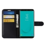 HualuBro Alcatel 1 Case, Premium PU Leather Wallet Flip Phone Protective Case Cover with Card Slots for Alcatel 1 Smartphone (Black)