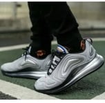 Nike Air Max 720 GS Metallic Silver Cosmic Clay UK Size 6 EUR 40 US7  AQ3196-012