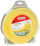 Oregon 69-387-Y Yellow Round Strimmer Line/Wire for Grass Trimmers and Brushcutters, 4.0 mm x 32 m