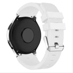 SQWK Watch Band For Samsung Galaxy Watch Active Strap Gear S3 Silicone Bracelet Strap For Huawei Watch Gt 22mm white