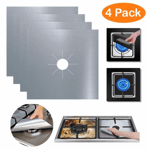 4x GAS RANGE STOVE HOB PROTECTOR LINER NON STICK GAS COOKER REVERSIBLE COVER NEW