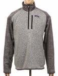 Patagonia Better Sweater 1/4-Zip Fleece - Nickel w/Forge Grey Colour: Nickel/Forge Grey, Size: X Large