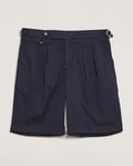 Brunello Cucinelli Cotton Chino Shorts Navy