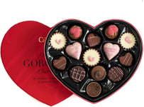 3x 209g Martin's Chocolatier Box of Belgian Pralines Chocolates in Heart Shaped Box - Love Box full of Hearts, Perfect Valentines Day Gifts for Him or Her - Variety of Milk, Dark, White Pralines (RED)