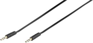 Vivanco audiokabel 1x3,5mm hane - hane 5m