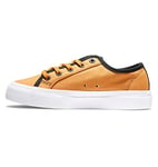 DC Shoes Manual-Shoes for Boys, Basket, Wheat Black, 30.5 EU