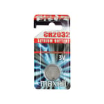 Maxell knappcellsbatteri, lithium, 3V, CR2032, 1-pack