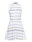 Striped Fit-And-Flare Piqué Dress Sport Short Dress Multi/patterned Ralph Lauren Golf