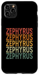 Coque pour iPhone 11 Pro Max Retro Sur Mesure Prénom Nom Zephyrus