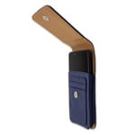 caseroxx Outdoor Case for Apple iPhone XR / 11 in blue made of genuine leather