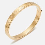 Tory Burch Miller Gold-Plated Hinge Bracelet - S