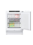 Bosch Series 4 GUN21VFE0G Built Under Freezer with Flat Hinge, 82 x 59.8 cm, White