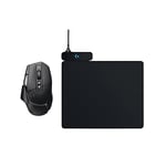 Logitech G502 X LIGHTSPEED Wireless Gaming Mouse + POWERPLAY charging system - mouse pad, LIGHTFORCE switches, HERO 25K sensor, POWERPLAY/PC/Windows/macOS - Black