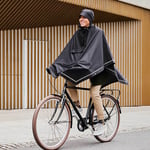 Cykelponcho, M/L Svart