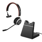 Jabra Evolve 65 SE - UC Mono with Charging Stand Wired &amp; Wireless C