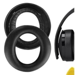 Geekria QuickFit Protein Leather Replacement Ear Pads for Sony PlayStation Gold Wireless New Version 2018, PS4 Gold Wireless 500 Million Limited Edition Headphones Earpads, Repair Parts (Black)