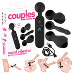 Couples Wand Vibrator With Attachments