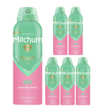 Mitchum Women Powder Fresh 48hr Anti-Perspirant Deodorant 150ML x6