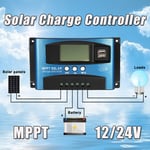 100a Mppt Solar Panel Regulator Charge Controller 12v/24v Auto F 40a