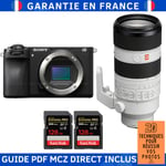 Sony Alpha 6700 ( A6700 ) + FE 70-200mm f/2.8 GM OSS II + 2 SanDisk 128GB Extreme PRO UHS-II SDXC 300 MB/s + Guide PDF MCZ DIRECT '20 TECHNIQUES POUR RÉUSSIR VOS PHOTOS