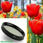 Maxsimafoto - 52mm CPL Filter for Canon 40mm f2.8 STM Pancake Lens 650D T4i