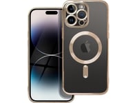 Oem Electro Mag Cover Fodral Kompatibelt Med Magsafe För Iphone 12 Pro Guld
