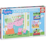 Educa - Peppa Pig | Puzzles progressifs pour Enfants, 6/9/12/16 pièces. Recommandé à partir de 3 Ans (15918)