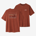 Patagonia Cap Cool Daily Graphic Shirt t-skjorte herre 73 Skyline: Burl Red 45235-SYRX S 2023