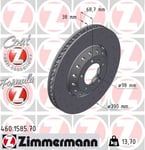 Bromsskiva FORMULA Z BROMSSKIVOR 460158570 Zimmermann