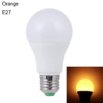 Led Sensor Bulb Dusk To Dawn Light Automatic On/off Orange E27