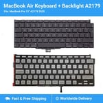 Apple Macbook Air M1 Replacement Keyboard + Backlight UK A2179 M1 13" 2020