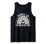 Purple Up For Military Kids Tank Top
