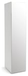 Habitat Atlas 1 Door Mirrored Tall Wardrobe - White