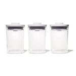 OXO Good Grips POP Round 3-Piece Mini Canister Set
