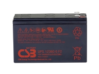 CSB Battery UPS 123606 high-rate UPS123606F1F2 Blybatteri 12 V 7 Ah Blyfilt (B x H x D) 151 x 99 x 51 mm Platt kontakt 6,35 mm Underhållsfritt, Låg