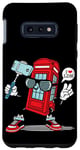 Coque pour Galaxy S10e I Love London, Funny Sarcastic London Red Telephone Cartoon
