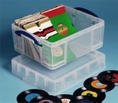 Really Useful Boxes 18XL  7" Vinyl Clear Storage Box 18 litre with lid