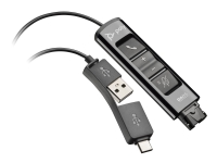 Poly DA85 - Hodetelefonkabel - USB, 24 pin USB-C hann til Quick Disconnect hann - 1.3 m - for OMEN 40L by HP GT21-1026nd Poly DA70, DA75, DA80, DA85-M
