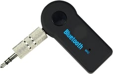 Adaptateur Bluetooth, R¿¿cepteur Bluetooth, Adaptateur Jack Bluetooth, Voiture R¿¿cepteur Bluetooth, Jack Adaptateur Audio Portable, pour Syst¿¿mes St¿¿r¿¿o de Voiture et Musique en Streaming ¿¿ Domicile