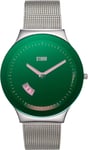 Storm Sotec Lazer Green Mens Watch With Silver Milanese Strap 47075/LG