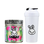 SNEAK | Neon Punch | In-Game Focus Boost Energy Drink, Zero Sugar, Low-Calorie, Vegan | 40 Servings & OG Shaker Bundle
