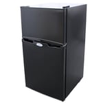 Challenger Fridge/Freezer with Interchangeable Doors 89L 12V/24V Black