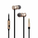 In-Ear Stereo Headphones for iPhones, iPads and Samsung Galaxies Gold
