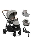 Joie Versatrax On the Go Bundle Travel System with Base - Pebble, Pebble