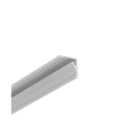 1m aluprofil CABI12 E - Obearbetad aluminium, hörn, LED-skena