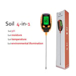 Mesure-controle,Testeur de sol de pot automatique 5 en 1, analyseur de PH, mètre pour humidité, acidité, humidité, PH - 4-in-1-Soil