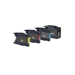 4 Ink Cartridges Compatible With Brother MFC-J5910DW J6510DW J6710DW LC-1280
