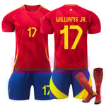 Serena Williams. 17 spanska EC hemfotbollsuniformer för den nya säsongen, de senaste fotbollsuniformerna för vuxna och barn, storlek 8-WELLNESS Kids 26(140-150cm)