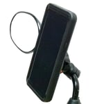 Compact Scooter Mirror Phone Mount & TiGRA DRY Case for Samsung Galaxy S9 PLUS